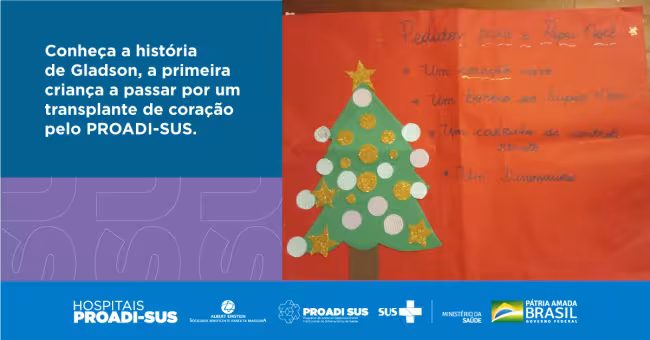 Conheça a história da primeira criança a passar por um transplante de coração pelo PROADI-SUS