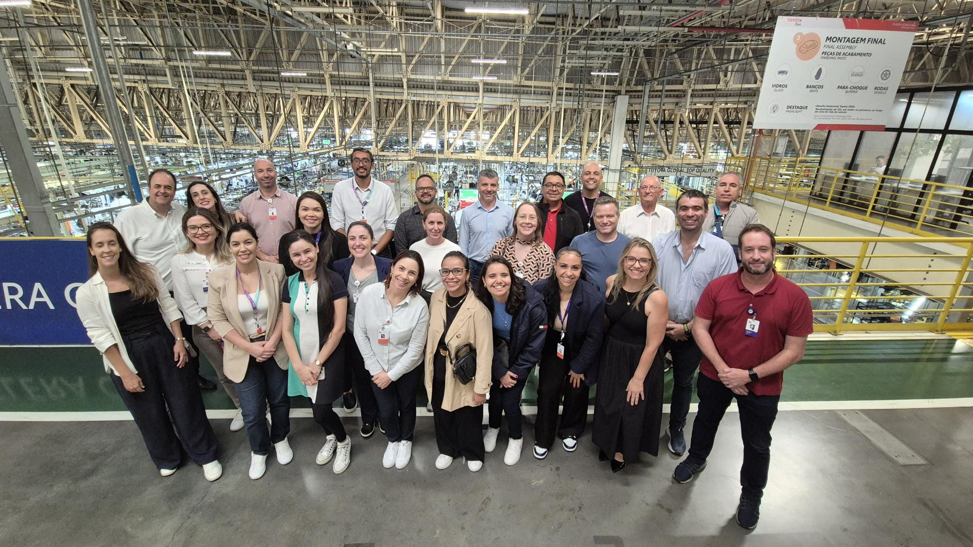 Projeto Lean, junto à BP - A Beneficência Portugesa de São Paulo, faz visita à fábrica da Toyota