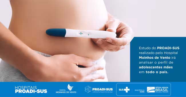 Estudo do Hospital Moinhos de Vento irá analisar mais de 500 casos de adolescentes mães entre 10 e 20 anos em todo o país