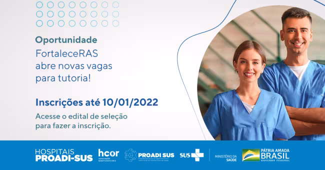 PROADI-SUS abre processo de seleção para projeto Fortalecimento das Redes de Atenção à Saúde