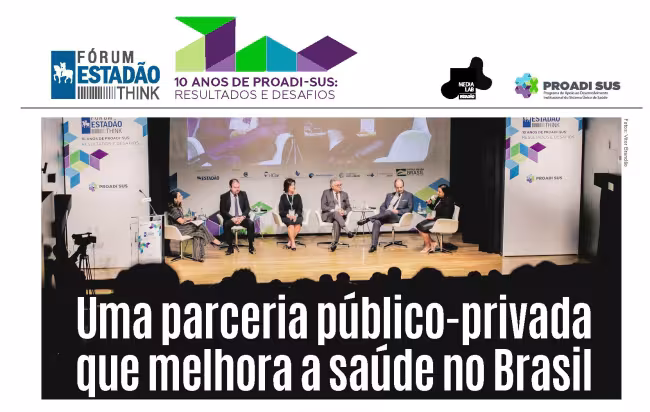 Hospitais membros do PROADI-SUS marcam presença no Fórum Estadão Think 